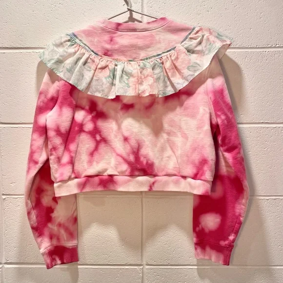 🪡 Handmade 🧵 Ruffle Sweatshirt - Picture 6 of 7
